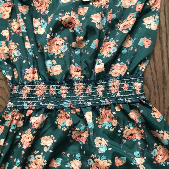 Strapless Floral Print Dress/Tunic - Picture 4 of 8